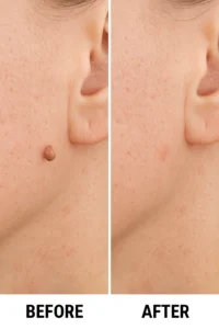 Skin tags removal Brownhills before and after