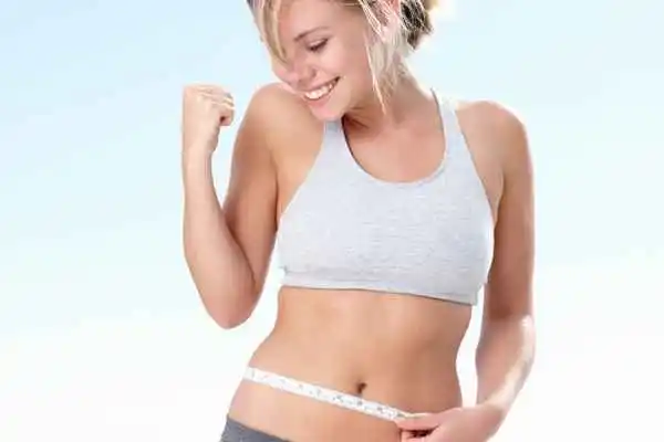 woman happy after fat reduction treatment Brownhills