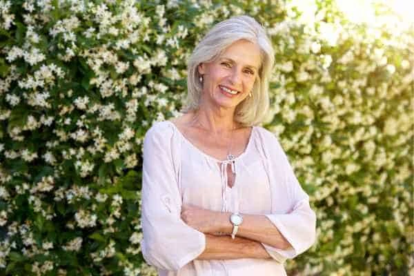 Older woman happy with urinary incontinence treatment Brownhills