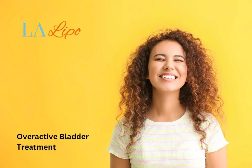 woman smiling about overactive bladder treatment Brownhills solutions