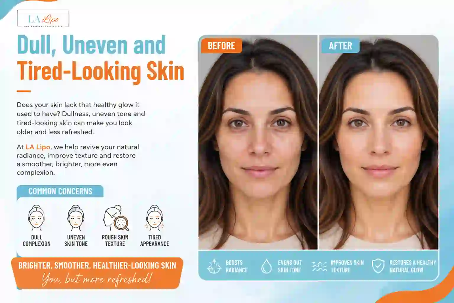 Sign #5: Dull, Uneven and Tired-Looking Skin Brownhills
